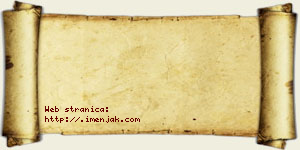 Olja Bzeničanin vizit kartica